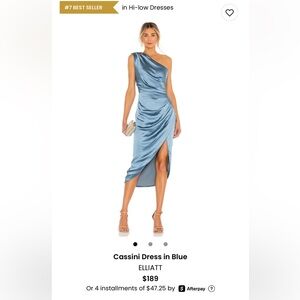 Elliat one shoulder midi dress